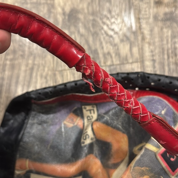 Barbara Rihl Chic Pinup Black and Red Tote Bag 2008 - Picture 5 of 7